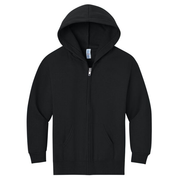 Youth NuBlend ® Full Zip Hooded Sweatshirt Thumbnail