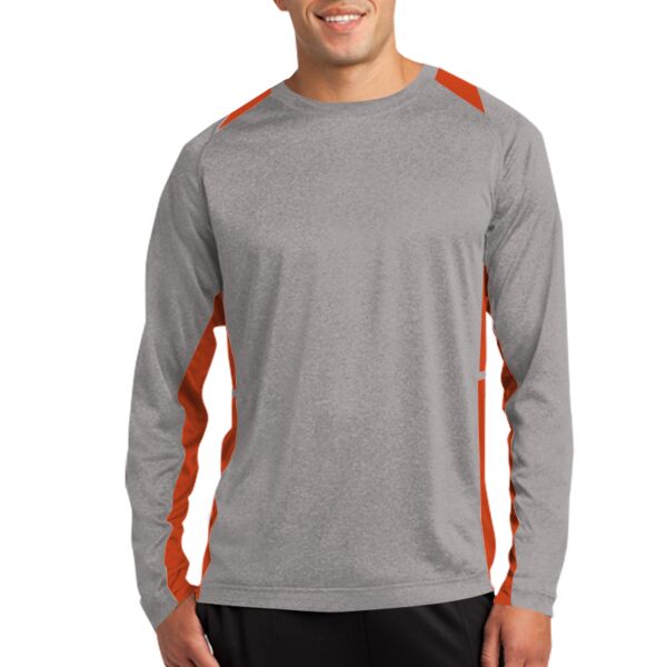 Long Sleeve Heather Colorblock Contender  Tee Thumbnail
