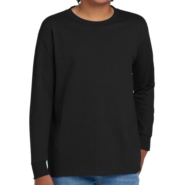 Youth Heavy Cotton  100% Cotton Long Sleeve T Shirt Thumbnail