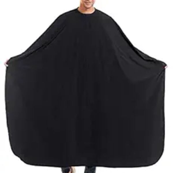 THE HANDS FREE BARBER CAPE - SOLID BLACK Thumbnail