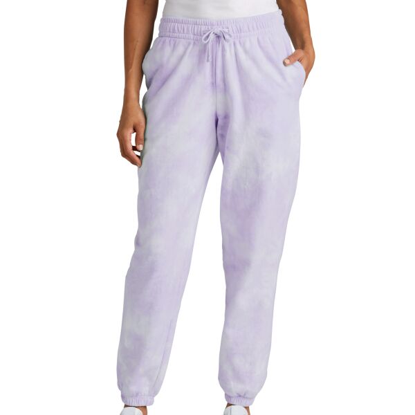 Ladies Beach Wash ® Cloud Tie Dye Sweatpant Thumbnail